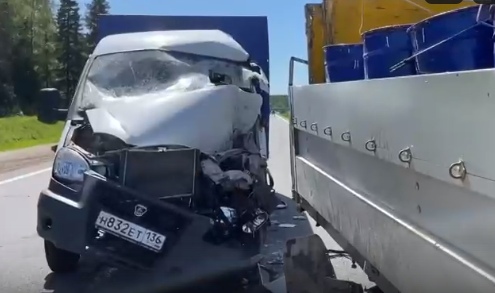 Водитель «Газели» погиб в результате столкновения с грузовиком на трассе М8 в Ярославской области