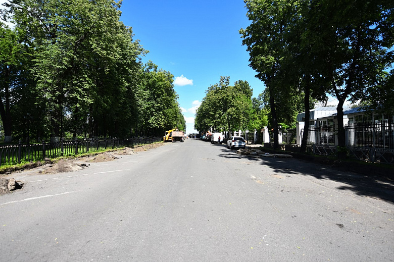 Ремонт на первом участке улицы Первомайской завершат к середине июля
