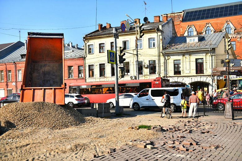 Ремонт Первомайской улицы в Ярославле планируют завершить к 20 августа