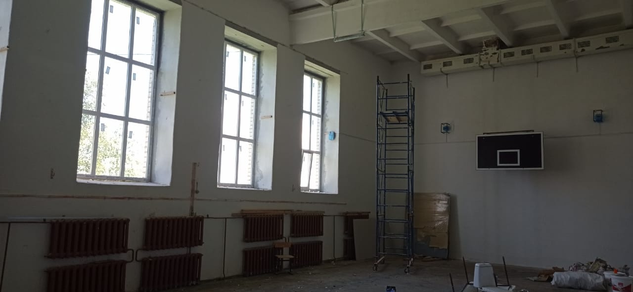 Спортзал Шильпуховской школы Первомайского района отремонтируют к началу нового учебного года