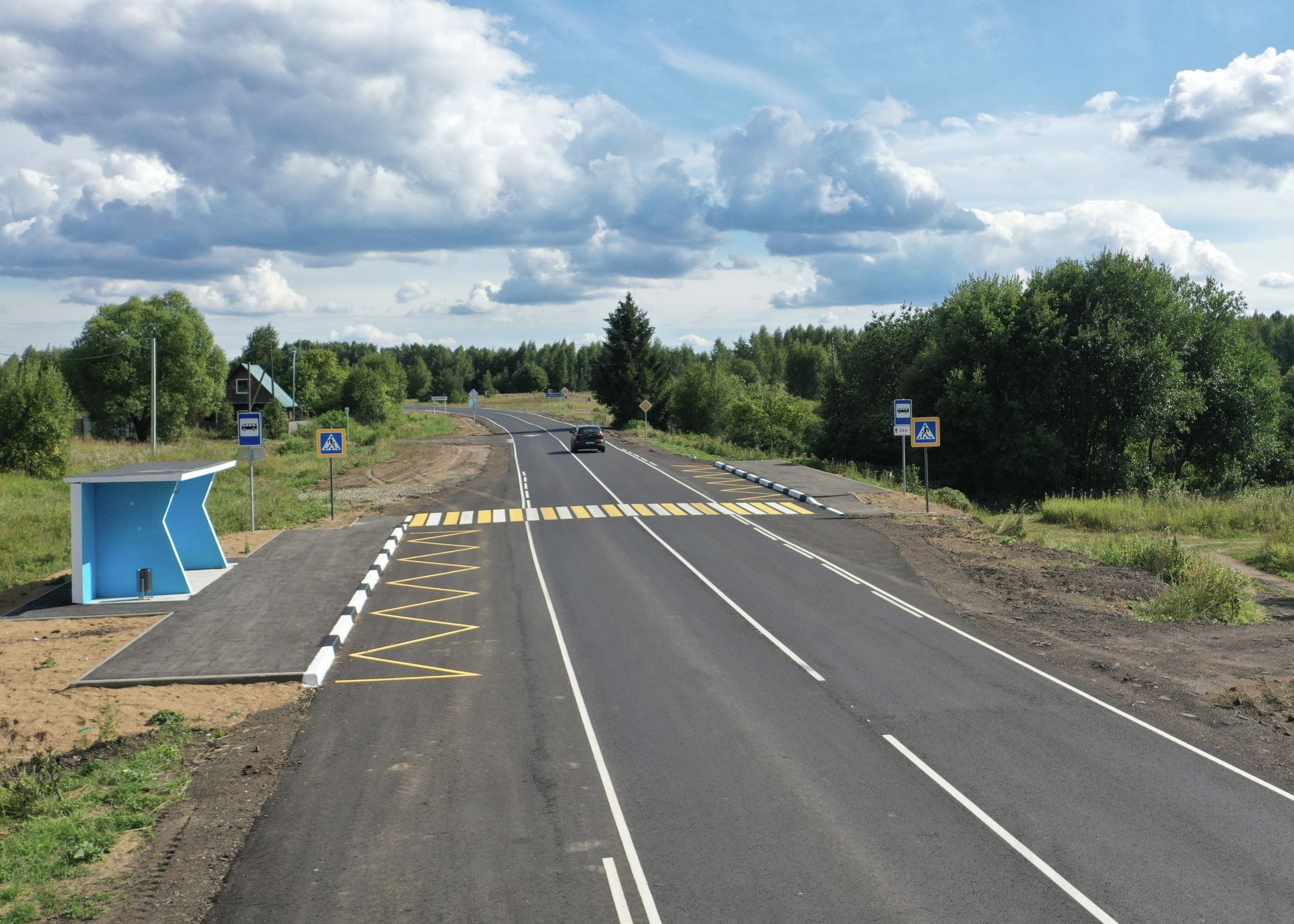 В Ярославской области досрочно завершили ремонт двух дорог по нацпроекту