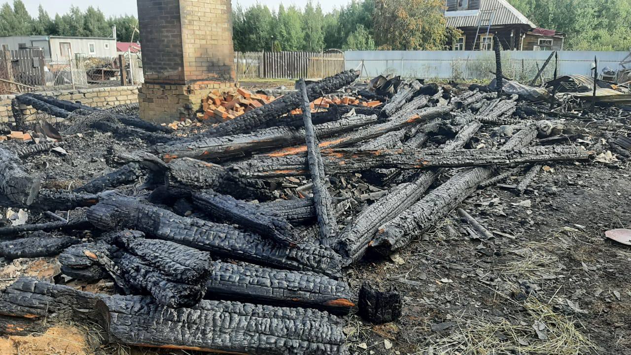 В Ярославской области при пожаре погибла женщина