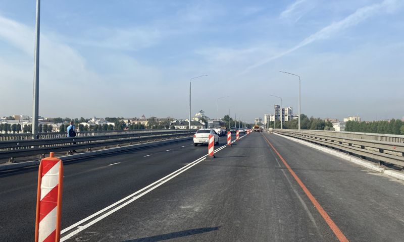 Октябрьский мост через Волгу в Ярославле полностью открыли для транспорта