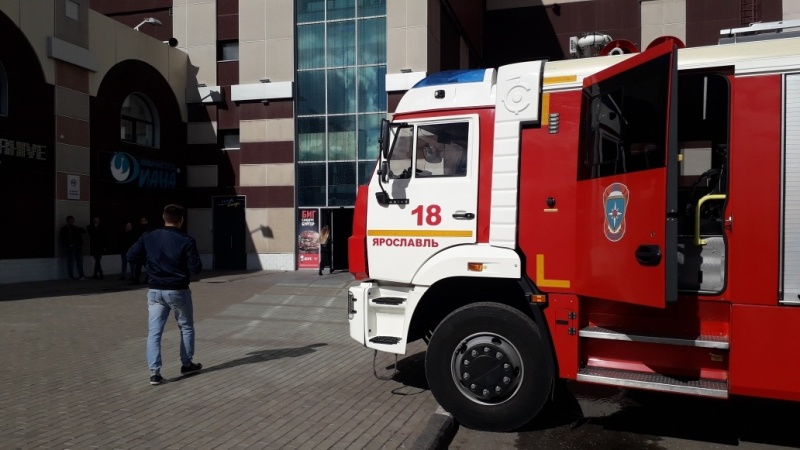 В ТРЦ «Альтаир» в Ярославле произошел пожар