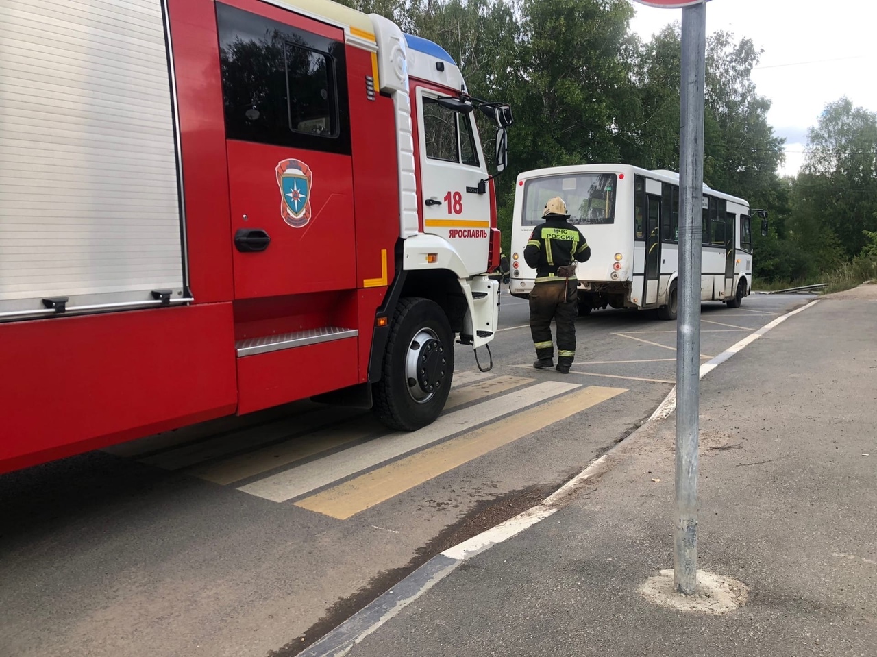 Пахло жженной резиной»: в Ярославле на ходу загорелся перевозивший  пассажиров автобус- Яррег - новости Ярославской области