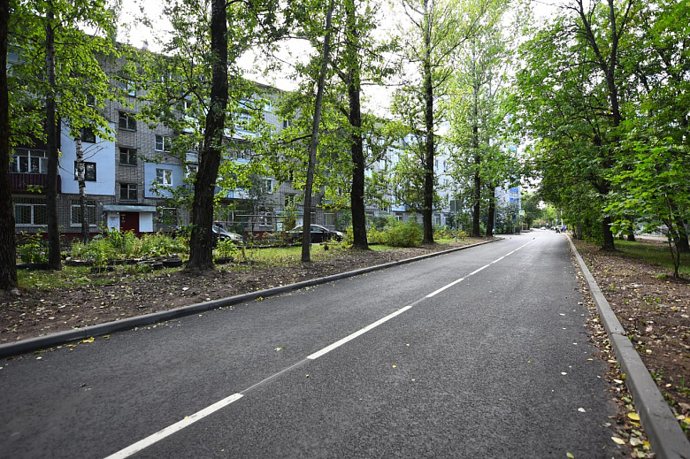 В Ярославле отремонтировали дорогу во Фрунзенском районе
