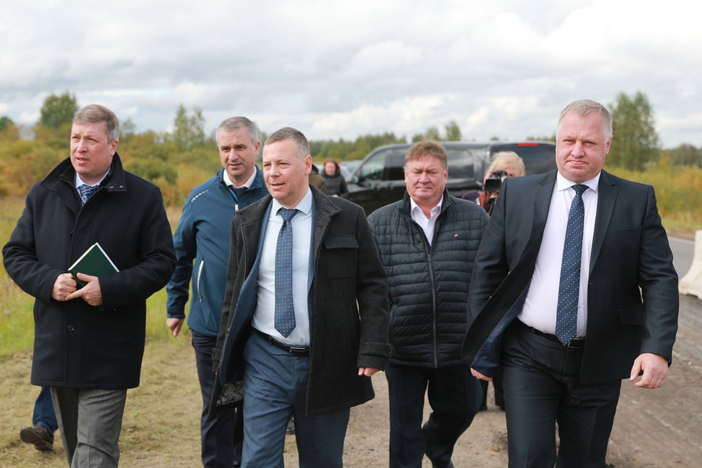 Губернатор Ярославской области проверил ход строительства обхода вокруг Гаврилов-Яма