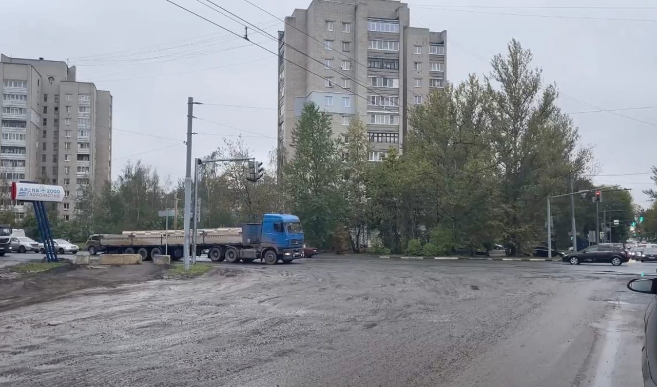 В Ярославле начинается ремонт перекрестка окружной дороги с улицей Гагарина