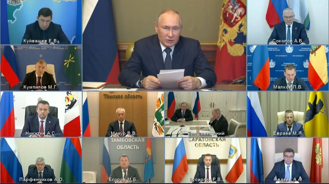 Михаил Евраев встретился с Президентом РФ Владимиром Путиным