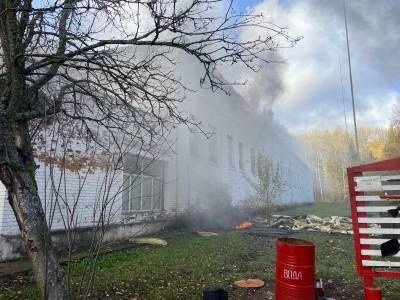 В Ярославской области произошел пожар на предприятии Минобороны