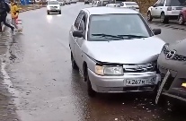 В Ярославле пьяный водитель «десятки» со второй попытки покинул место ДТП