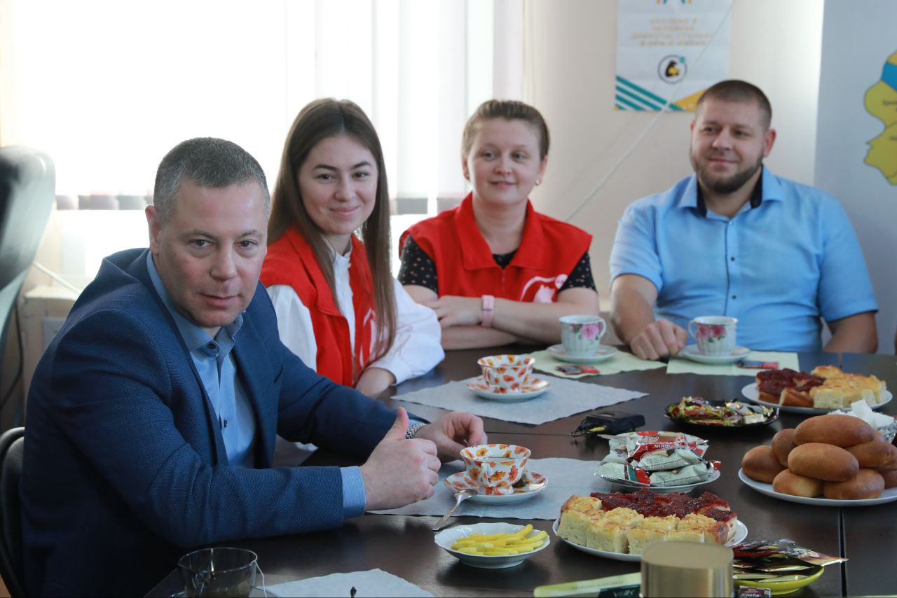 Михаил Евраев встретился с активистами пошехонского штаба #МыВместе