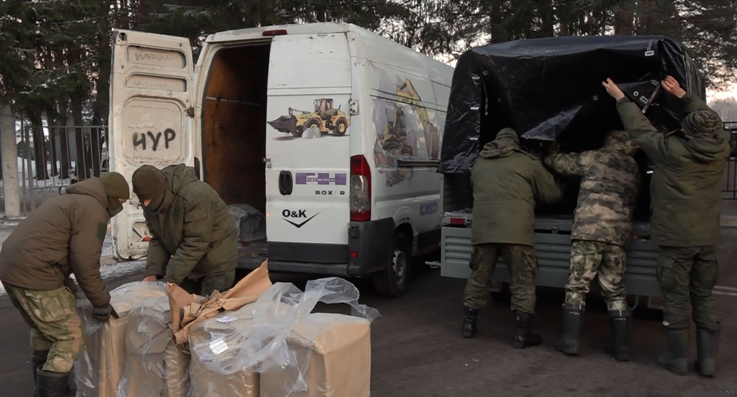 Ярославским мобилизованным доставили полевые печи