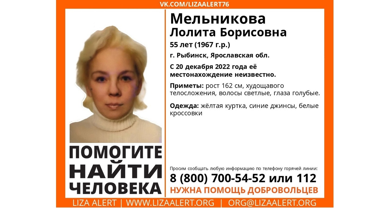 В Ярославской области ищут пропавшую три недели назад 55-летнюю женщину
