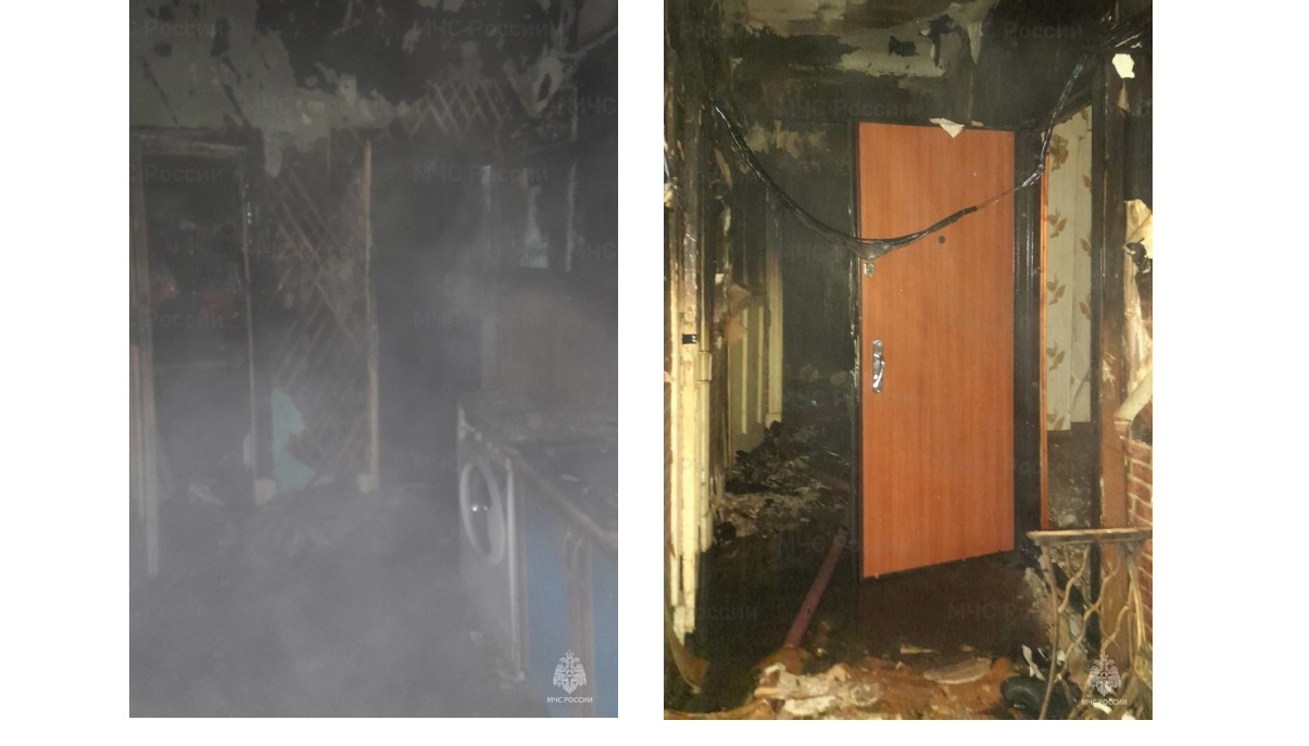Два человека госпитализированы: на Пятерке в Ярославле горел жилой многоквартирный дом