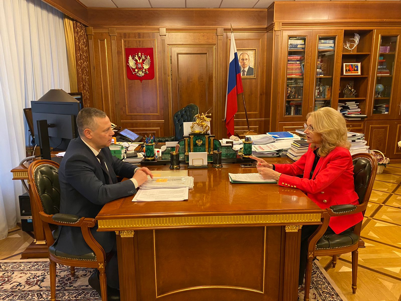Вице-премьер РФ Татьяна Голикова провела рабочую встречу с главой Ярославской области
