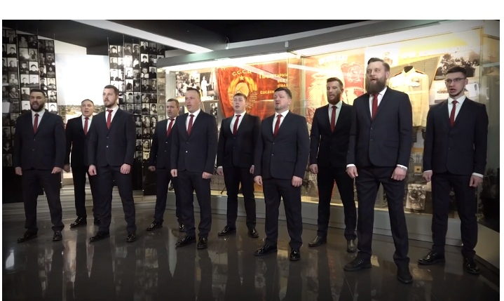 Ярославский мужской хор в рамках акции исполнил песню «Нам нужна одна Победа»