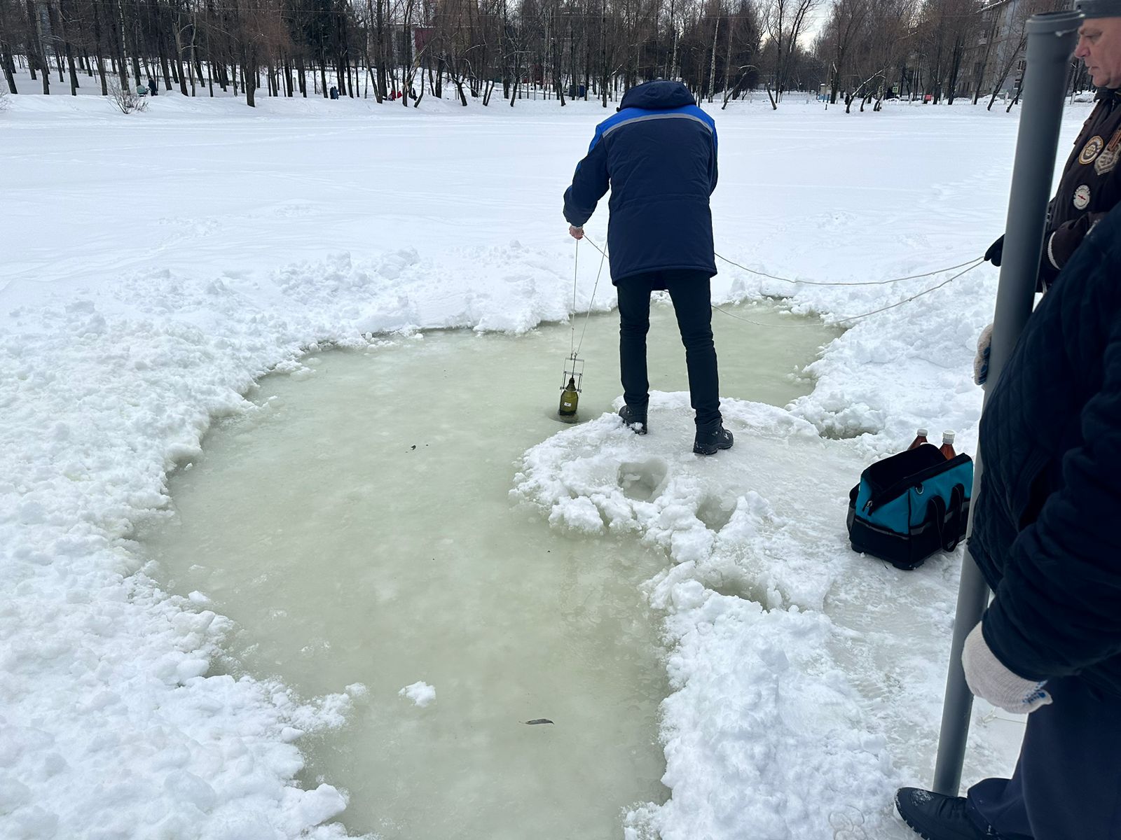 Стартовал проект по биологической очистке Крестовского пруда в ярославском парке «Нефтяник»