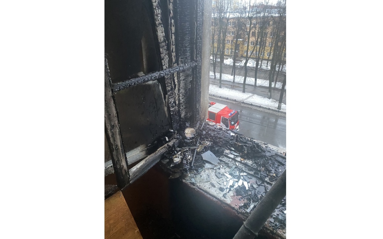 Подозреваемый задержан: в Ярославле из-за пожара в многоквартирном доме на проспекте Ленина эвакуировали людей