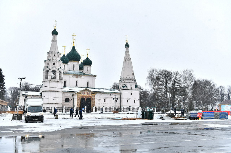 В Ярославле разобрали каток на Советской площади