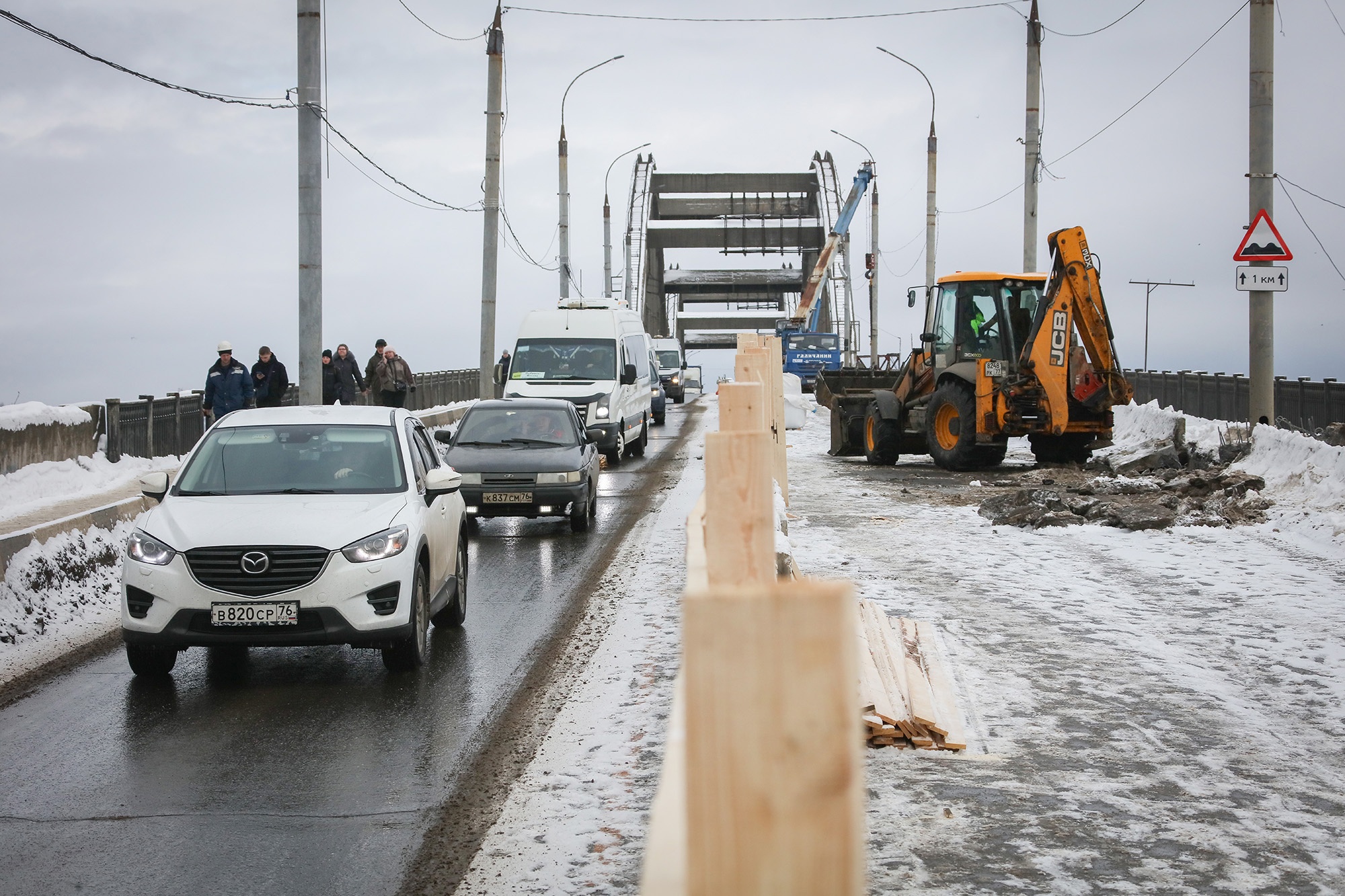 В Рыбинске по ночам будут перекрывать участки дорог у Волжского моста