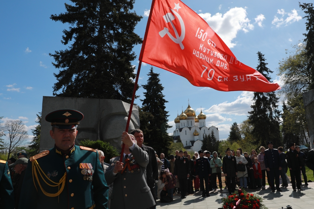 Михаил Евраев принял участие в праздничных мероприятиях в честь 78-й годовщины Победы в Великой Отечественной войне
