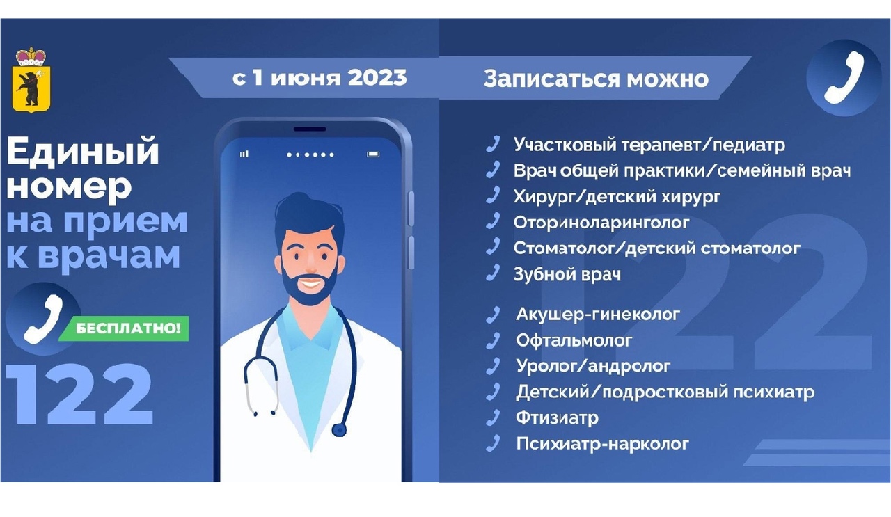 ​За первый день работы единой линии записи к врачу в Ярославской области поступило порядка 7 тысяч звонков