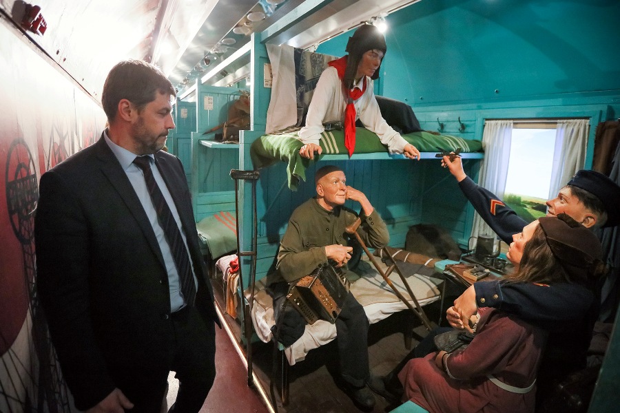 «Поезд Победы» в Рыбинске за один день посетили более 1200 человек