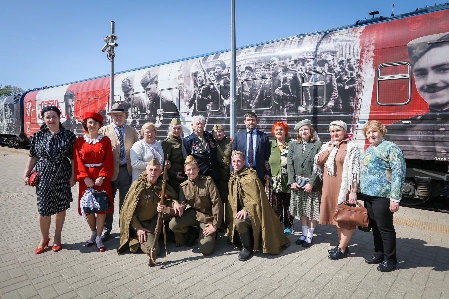 «Поезд Победы» в Рыбинске за один день посетили более 1200 человек
