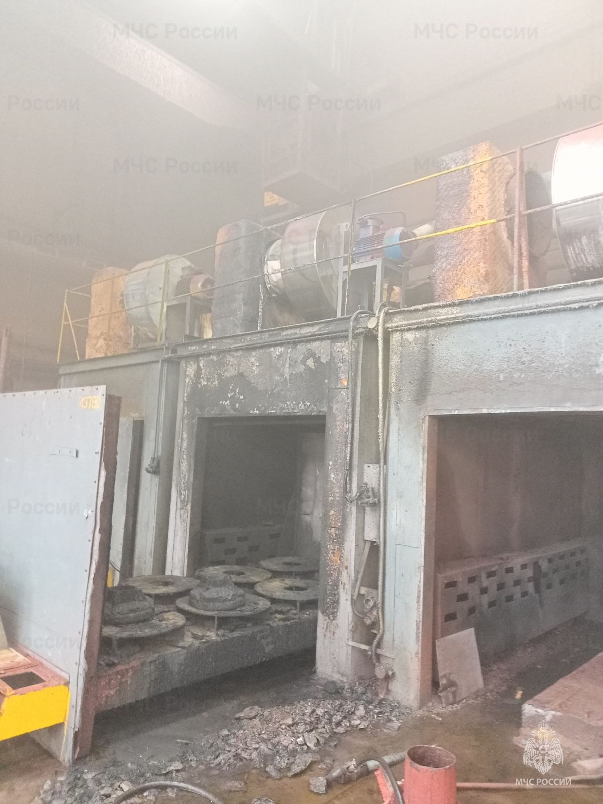 В Ярославле произошел пожар на электровозоремонтном заводе