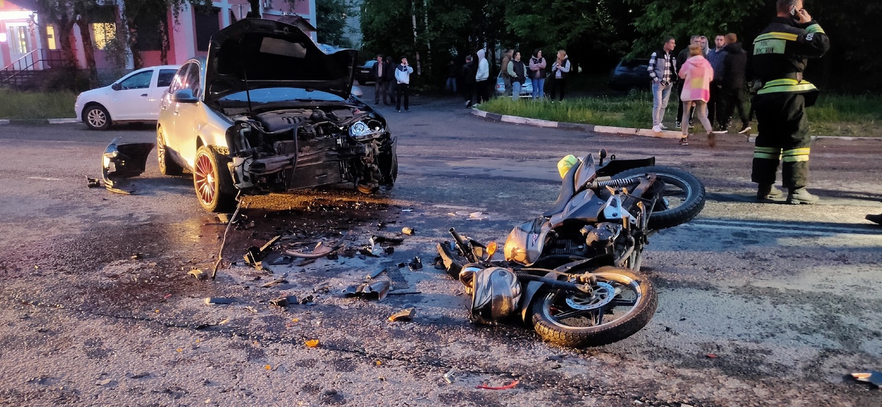 В Ярославской области водитель автомобиля сбил мотоциклиста