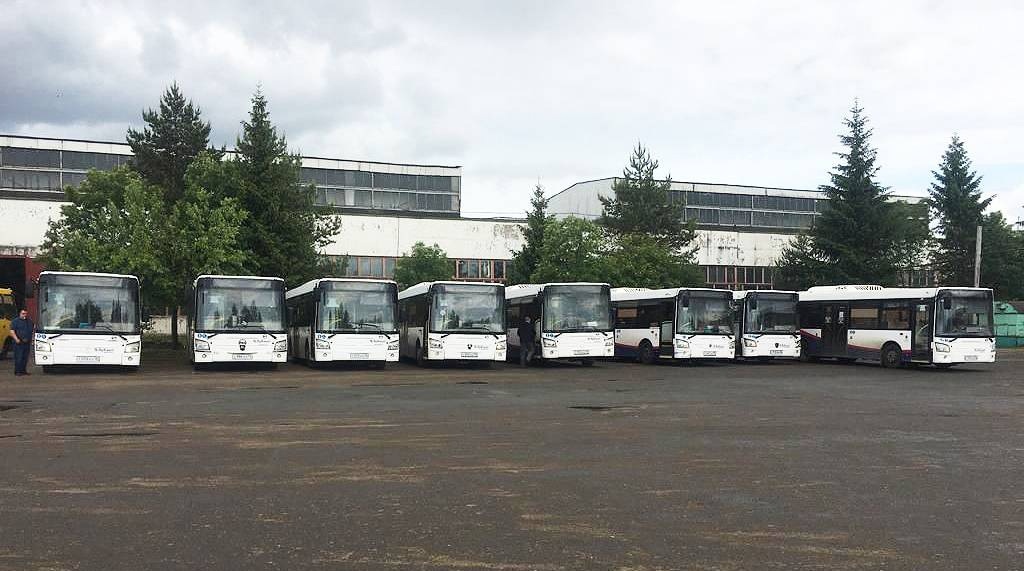 В Рыбинск прибыла первая партия ярославских автобусов