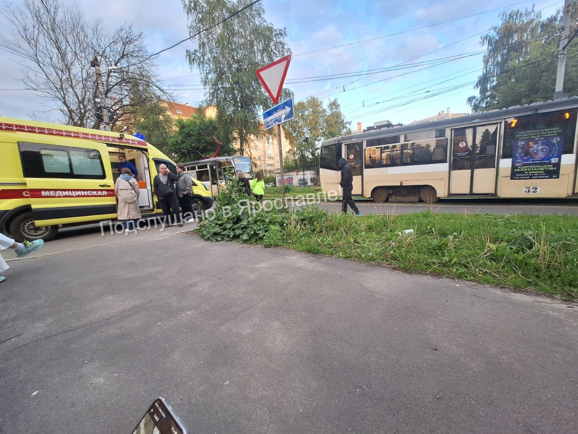 Ударил головой об окно: в Ярославле мужчина напал на пассажира трамвая