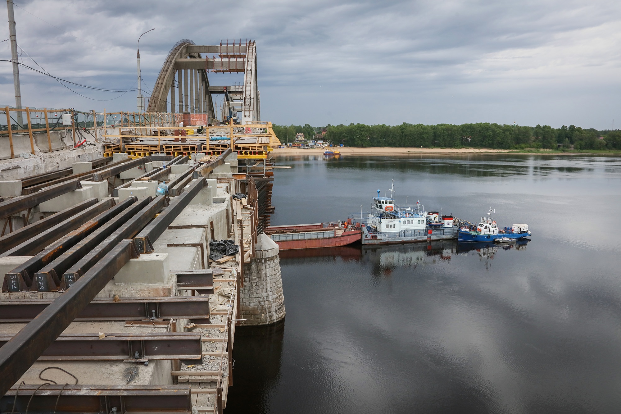 Стала известна схема движения на время перекрытия моста через Волгу в Рыбинске