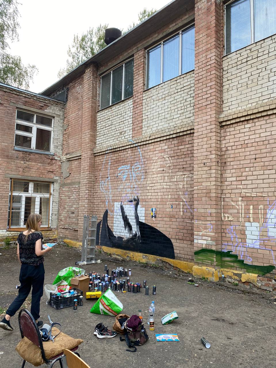 На фасаде школы №13 в Ярославле появится красочный мурал