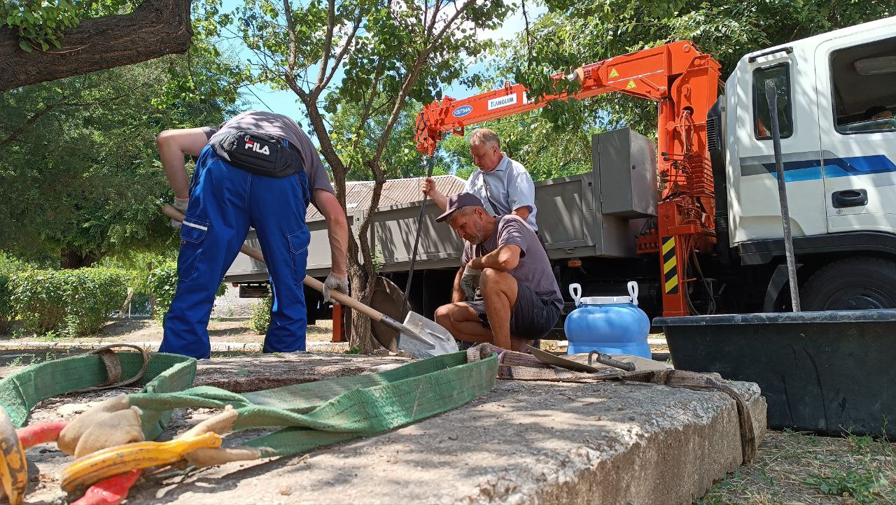 Ярославская область помогает подшефному району в ремонте канализации