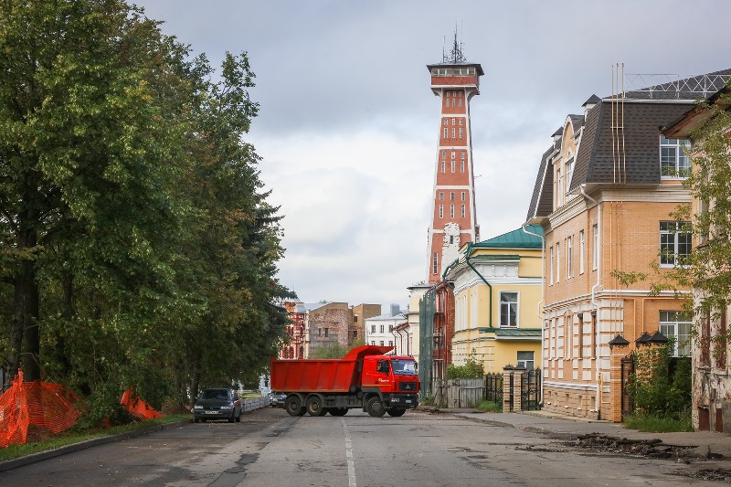 В Рыбинске начался ремонт дороги на Бульварной улице