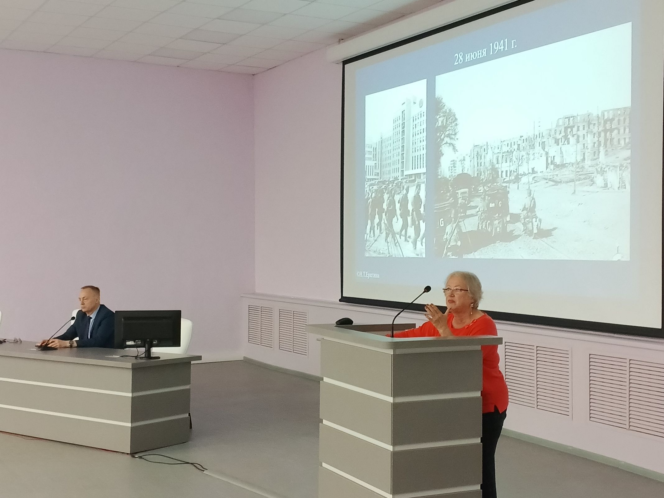 В Ярославле рассказали о трудовом фронте Белорусского медицинского института