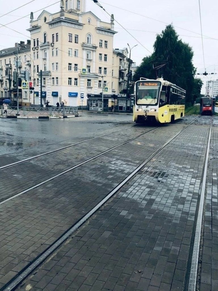 В Ярославле перевыполнили план по ремонту трамвайных путей