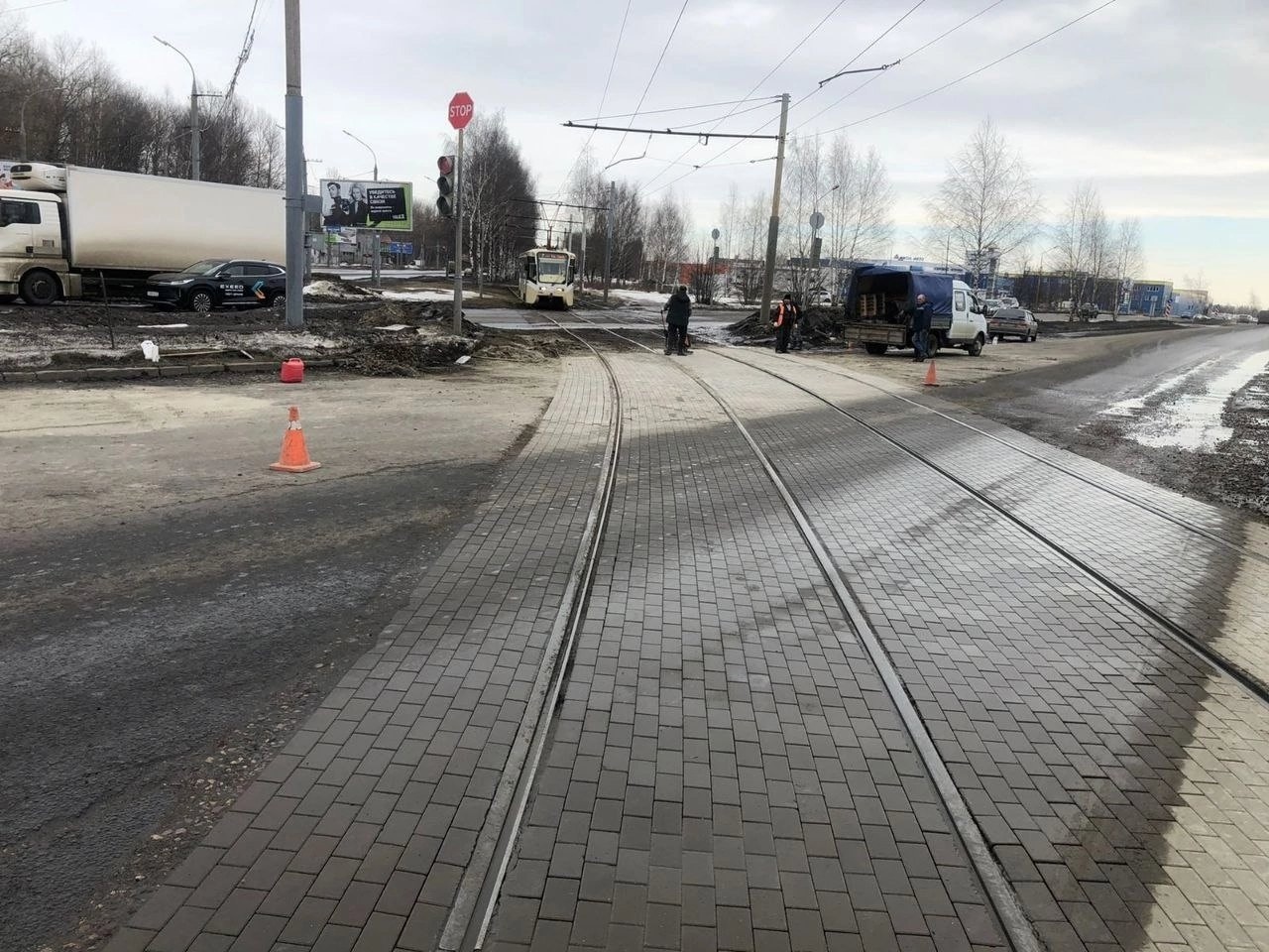 В Ярославле перевыполнили план по ремонту трамвайных путей