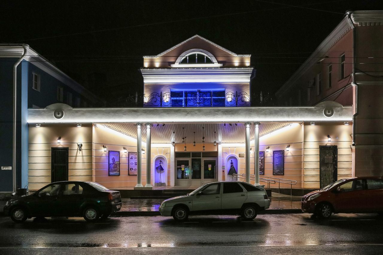 В Рыбинске подсветили главные объекты города