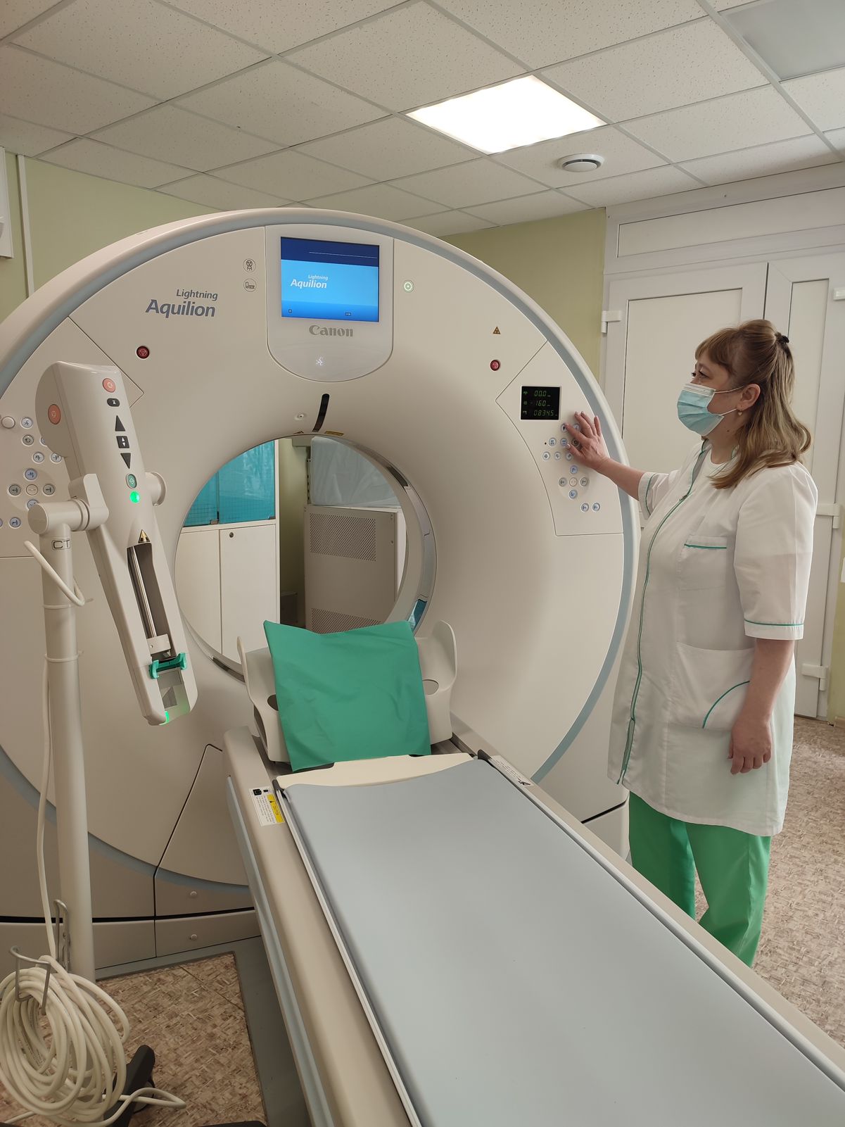 Новый компьютерный томограф запущен в первой городской больнице Рыбинска
