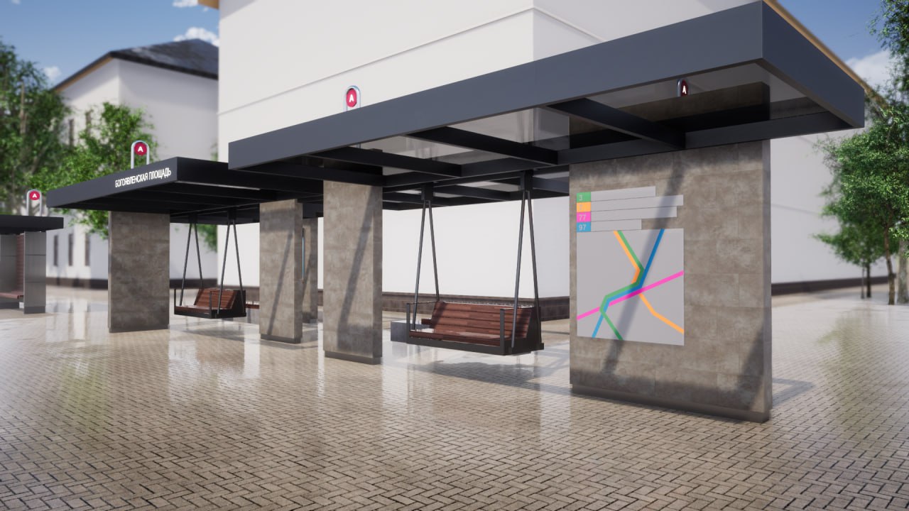 Ярославцам показали, как могли бы выглядеть городские остановки