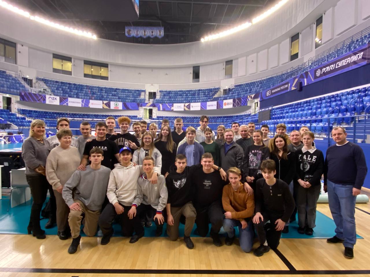 Школьники Ярославской области посетили волейбольную арену «Динамо»
