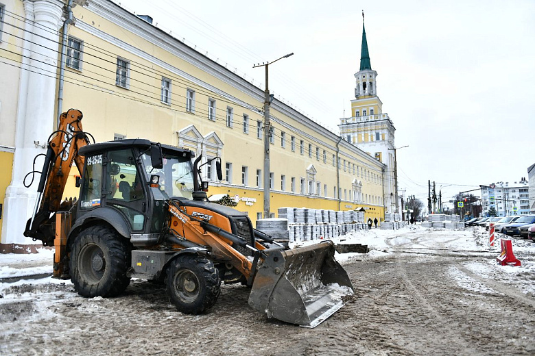 В Ярославле приостановили до весны ремонт четырех улиц и проспектов