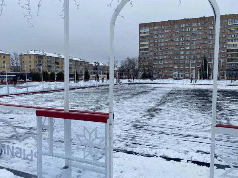 Каток на площади Дерунова в Рыбинске могут открыть к новогодним праздникам