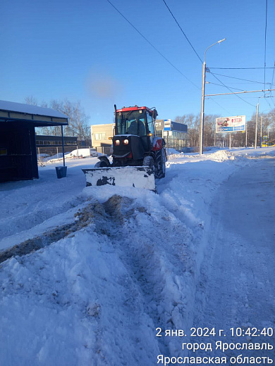 С улиц Ярославля вывезли более 400 кубометров снега за сутки