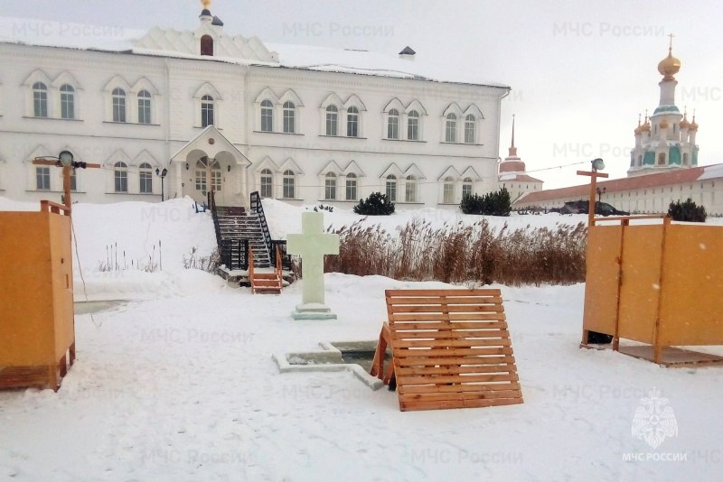 Стало известно, где откроют купели на Крещение в Ярославской области