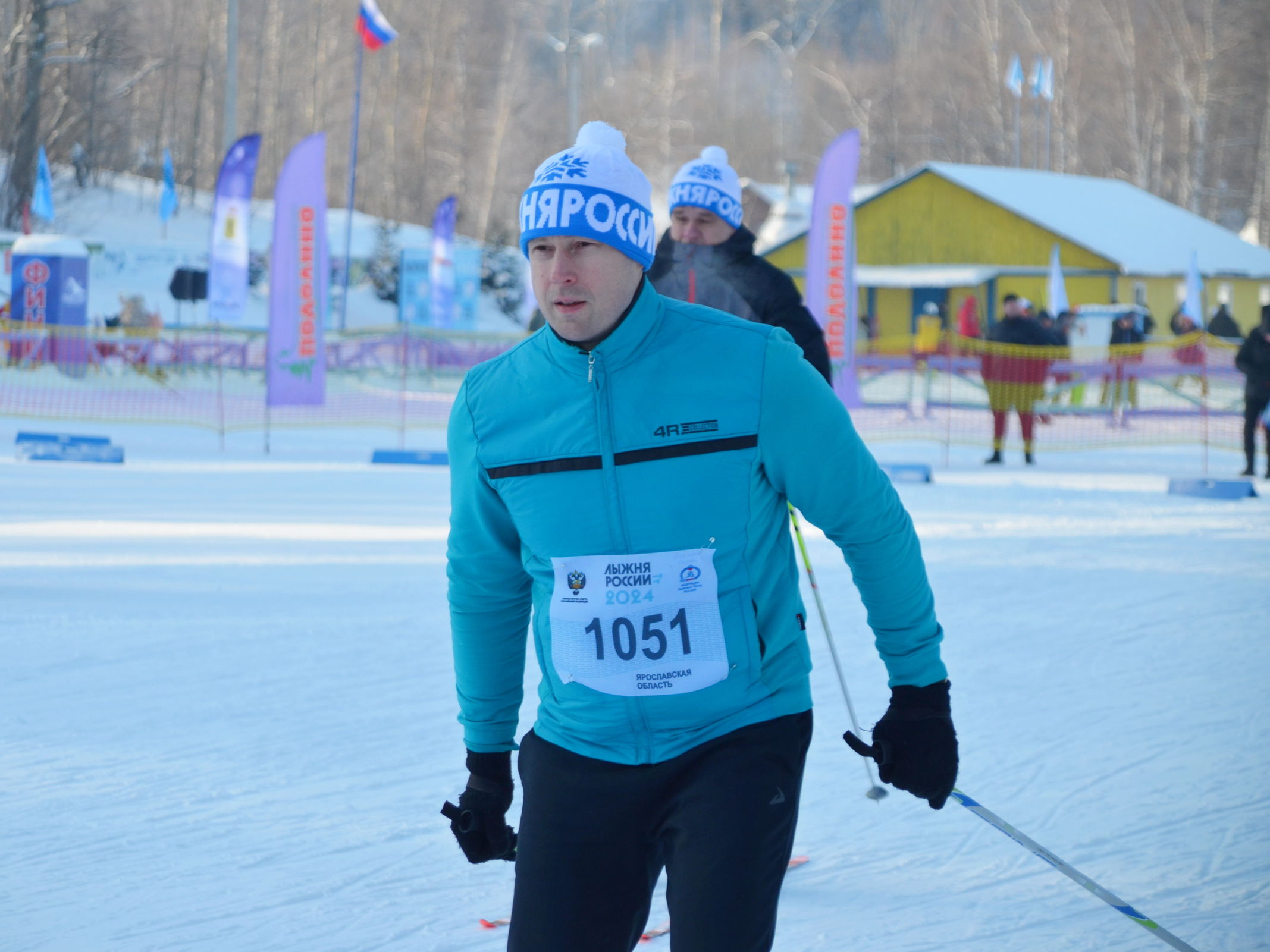 Участие во всероссийской массовой гонке «Лыжня России» в Ярославле приняли более 1400 человек