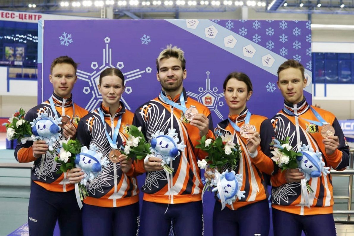 Рыбинские шорт-трекисты стали бронзовыми призерами Всероссийской спартакиады сильнейших